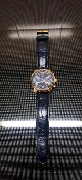 Orologio Guess Uomo Blu e Oro