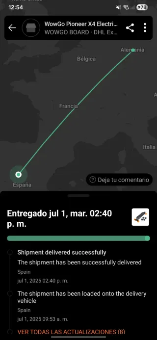 Skate eléctrico WowGo Pioneer X4 – 45 km/h