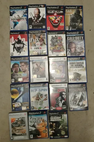 PS2 Console + Giochi