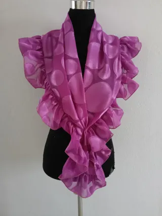 Mantoncillo Flamenco Lunares Morado