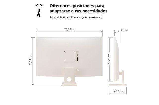 LG Smart Monitor 32" + Soporte Suelo (StanbyME)