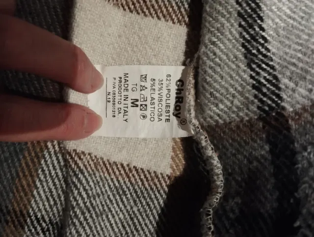 Cazadora estilo camisero cuadros chico