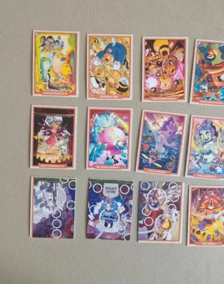 Lotto 53 carte Cuphead Out Of Cards Set Base