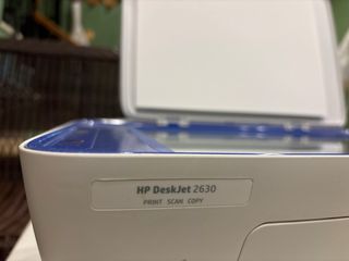 Impresora HP Blanca y Azul
