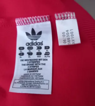 Sudadera Adidas Roja y Negra