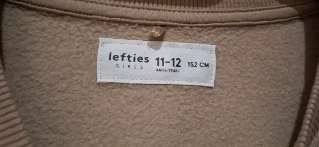 Sudadera Mon Cheri beige talla 11-12