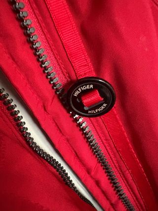 Abrigo Plumas Tommy Hilfiger Rojo