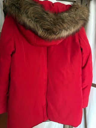 Abrigo Plumas Tommy Hilfiger Rojo