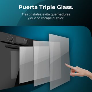 Horno Integrable Bolero Hexa M226000 Glass Black A