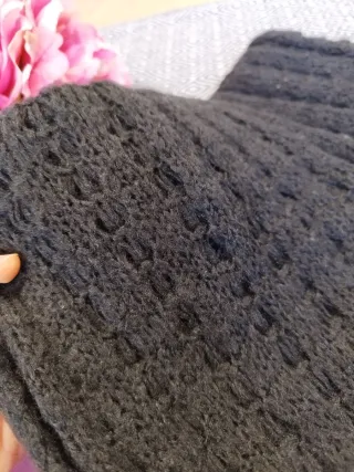 Collo nero in maglia