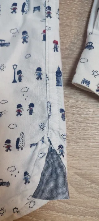 Camisa niño estampado Londres talla 2 bobilo