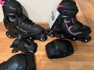 Patines Oxelo talla 40 y protecciones