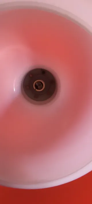 Lámpara Metalarte colgante naranja vintage