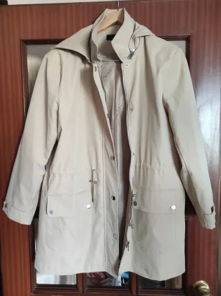 Parka beige señora talla 48