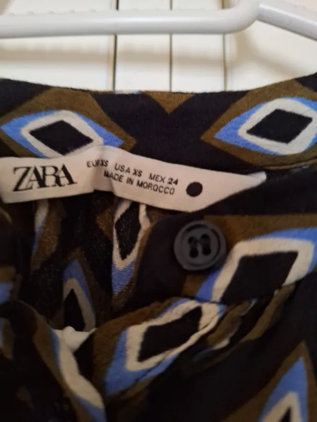 Vestido midi estampado rombos