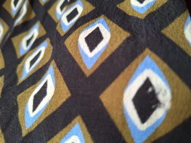 Vestido midi estampado rombos