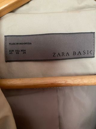 Gabardina Zara Beige