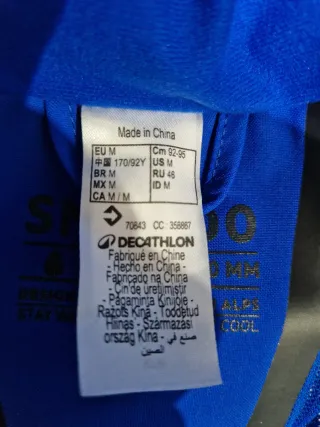 Chaqueta Snowboard Azul Talla M