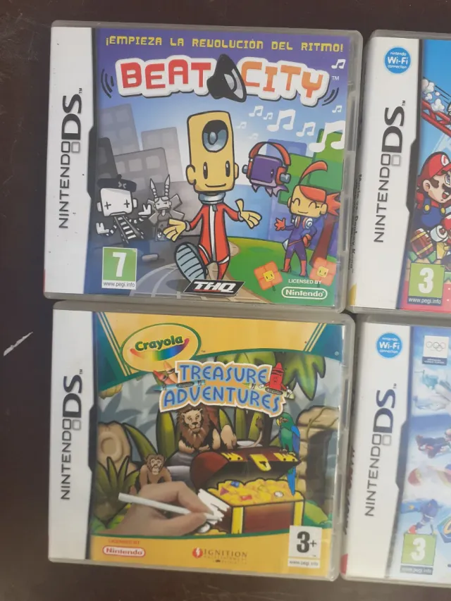 Cajas de juegos Nintendo DS (5 unidades)