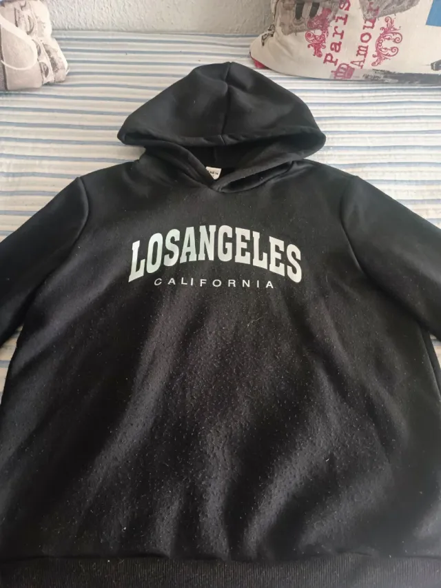 Sudadera niña negra