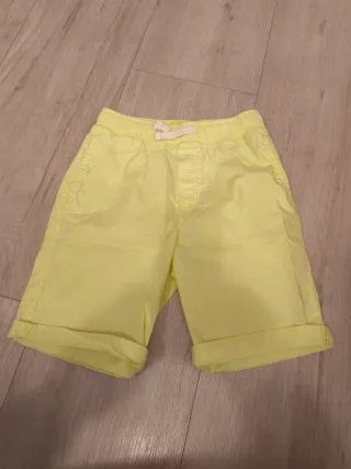 Bermudas niño amarillas. Talla 9-10
