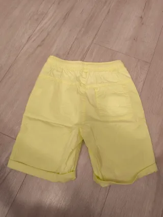 Bermudas niño amarillas. Talla 9-10
