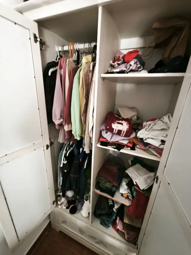 Armario infantil madera blanco