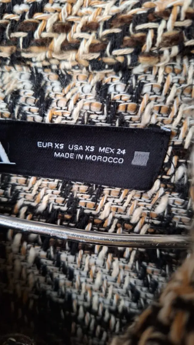 Chaqueta cropped Zara