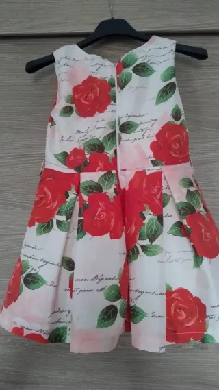 Vestito bambina My Jewel con rose e scritte