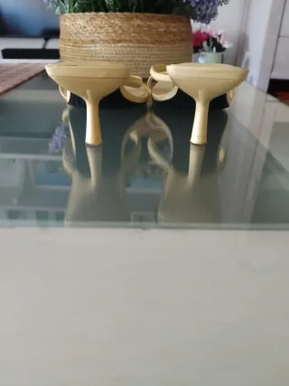 Sandalias Beige Cuadradas