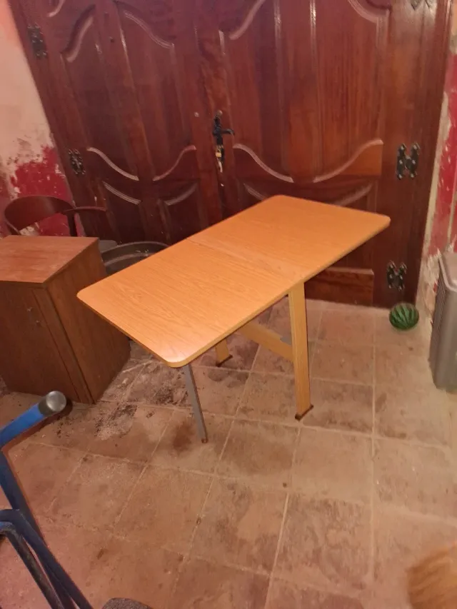 Mesa plegable madera
