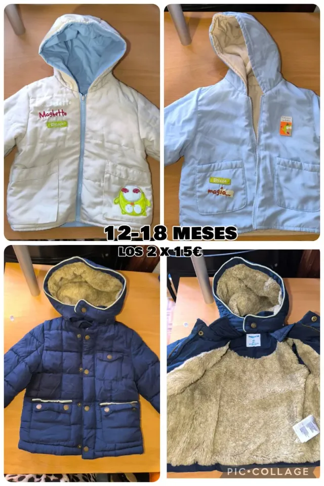 2 Abrigos 12-18 meses
