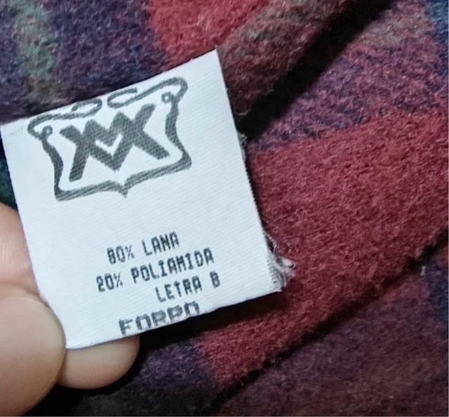 Abrigo Lana Valonter T.56 azul marino