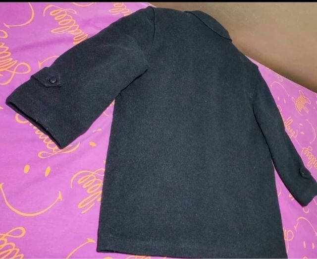 Abrigo Lana Valonter T.56 azul marino