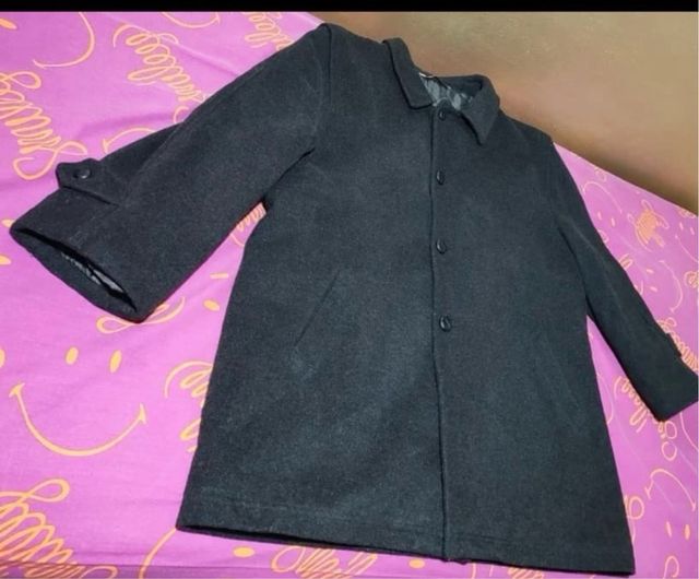 Abrigo Lana Valonter T.56 azul marino