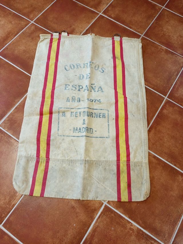 Saca de correos antigua Correos de España