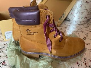 Botas Panama Jack Mujer Talla 40 Marrones/Moradas