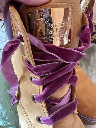 Botas Panama Jack Mujer Talla 40 Marrones/Moradas