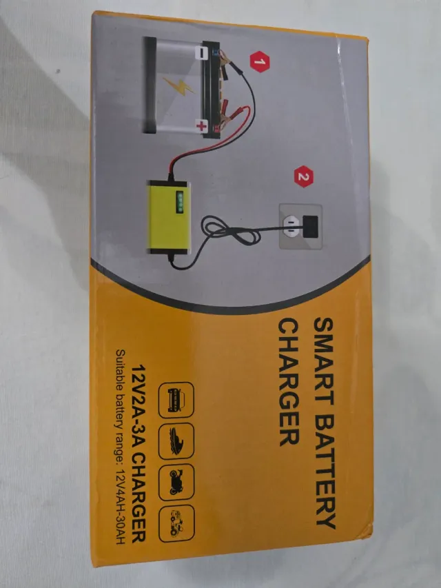 Cargador Inteligente Batería 12V 2A-3A