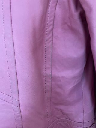 Cazadora polipiel Stradivarius rosa