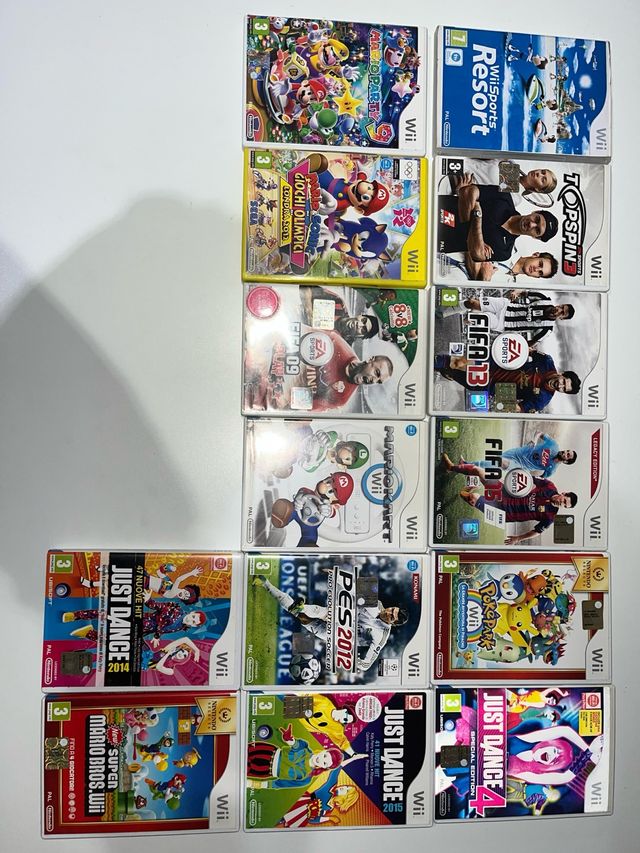 Giochi Nintendo Wii - Mario, FIFA, Just Dance
