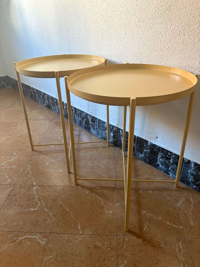 Mesas auxiliares Gladom Ikea (2 unidades)