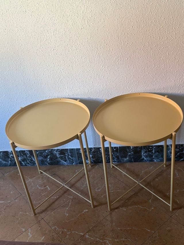 Mesas auxiliares Gladom Ikea (2 unidades)