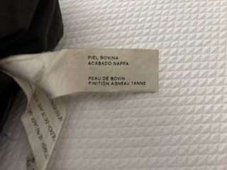 Bolso Zara flecos piel marrón