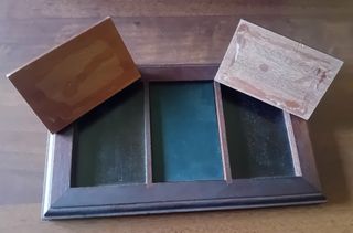 Poggia timbri in legno