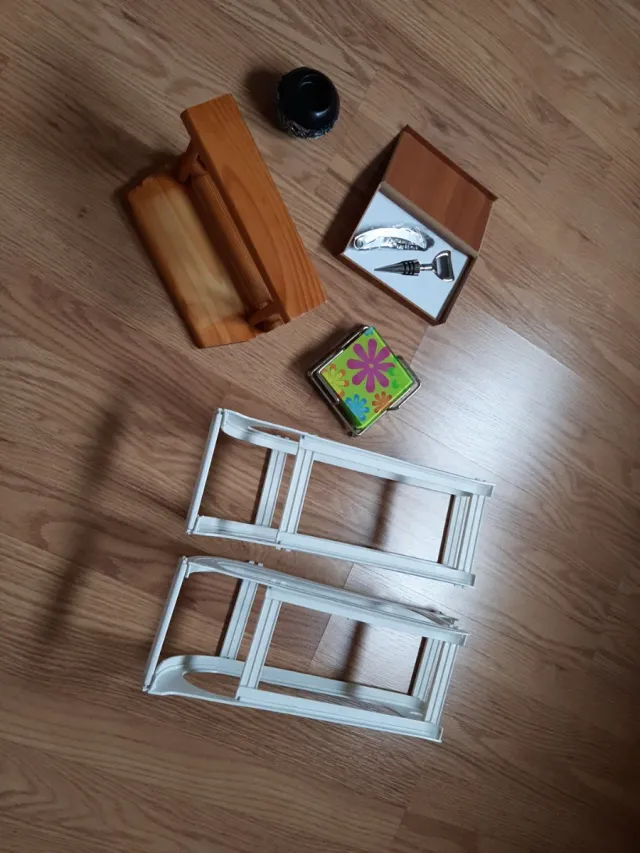 Lote porta servilletas, posavasos, abrebotellas