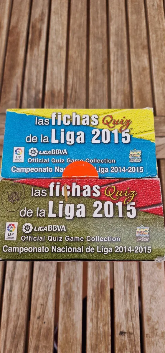 Sobres Cromos Liga 2015 (40 y 50 sobres)