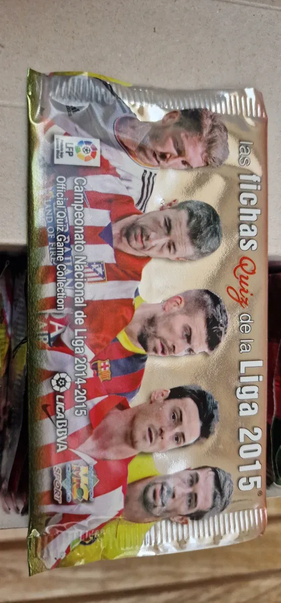 Sobres Cromos Liga 2015 (40 y 50 sobres)