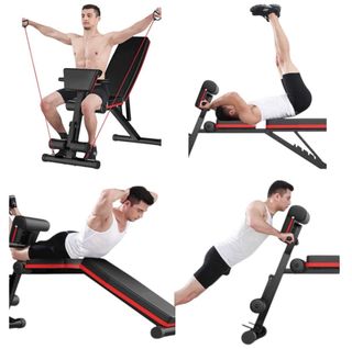 Banco de pesas plegable inclinable