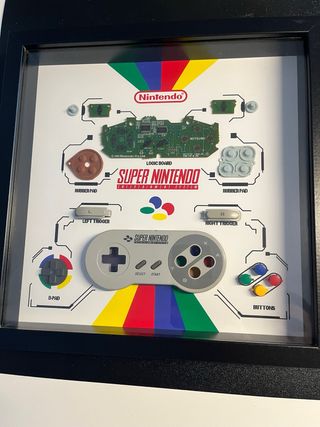 Cuadro Despiece Mando Super Nintendo